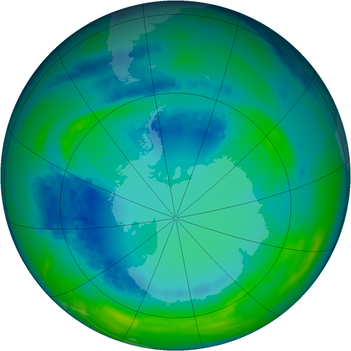Ozone Map 2004-08-10